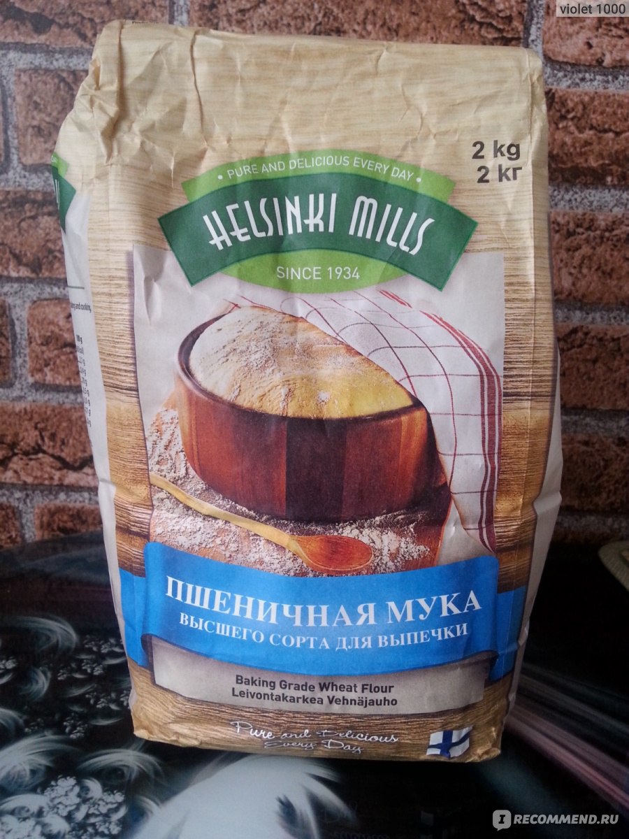 Пшеничная мука Helsinki Mills высшего сорта для выпечки - «Моя самая ...
