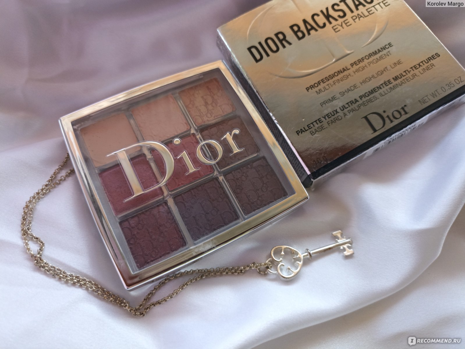 Палетка теней для век Backstage Eye Palette в оттенке 004 от бренда Dior.