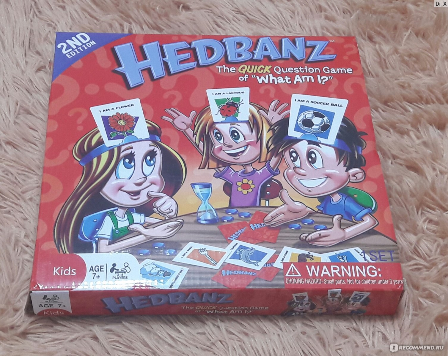 HEDBANZ The Quick Question Game of 