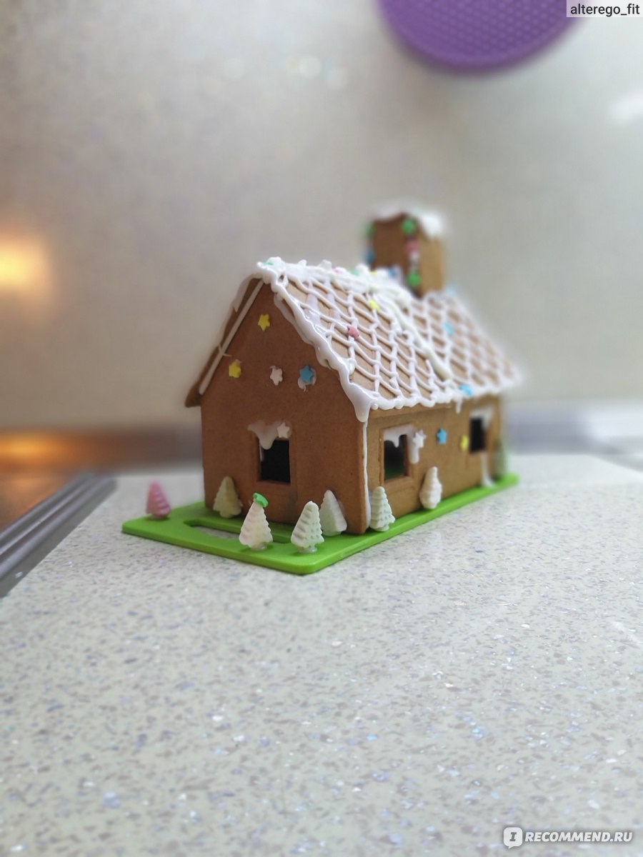 Печенье IKEA FOOD VINTERSAGA gingerbread house (пряничный домик) - «Аромат  праздника и развлечение для всей семьи! » | отзывы