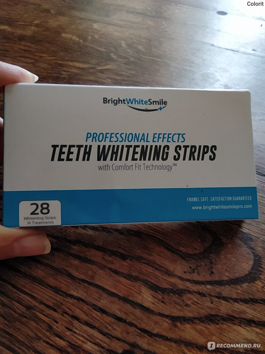 Набор для домашнего отбеливания зубов Bright white smile Teeth whitening  strips - «Реальный способ отбелить зубы дома. Работает.» | отзывы