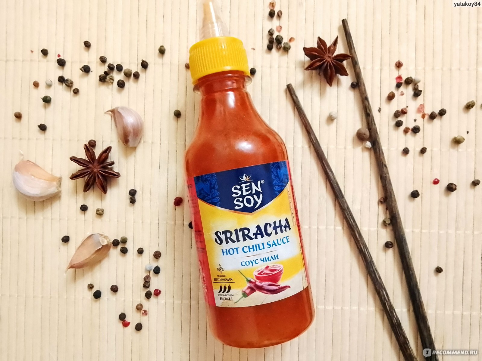 Соус Sen Soy / Сэн Сой Sriracha Chili Sause - «Острый соус для азиатских  блюд» | отзывы