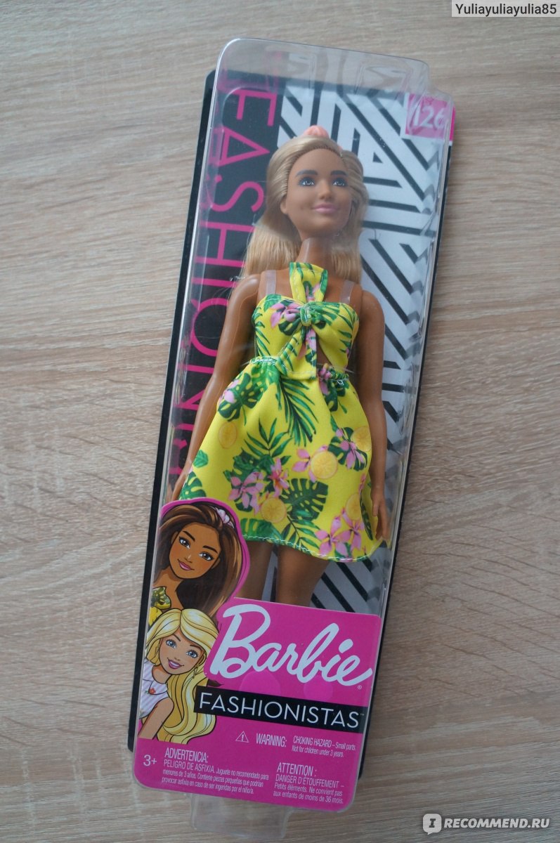 Кукла Mattel Barbie Fashionistas Doll №126 Jungle Dress - «??Карибская  мулатка- наша первая Барби Curvy. » | отзывы