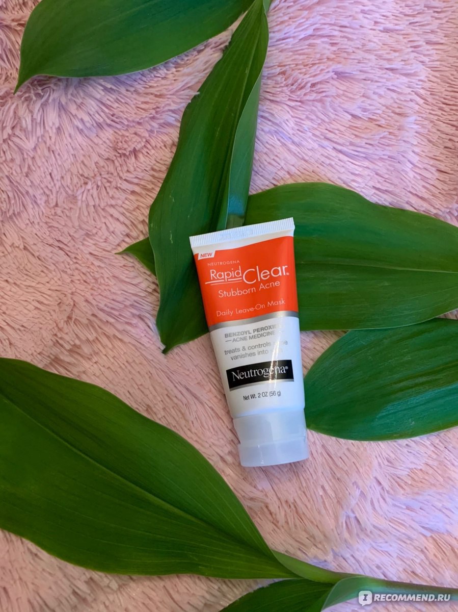 Маска для лица Neutrogena® Rapid Clear Stubborn Acne - «Мое спасение от  прыщей, в том числе и подкожных! + Фото ДО и ПОСЛЕ применения» | отзывы