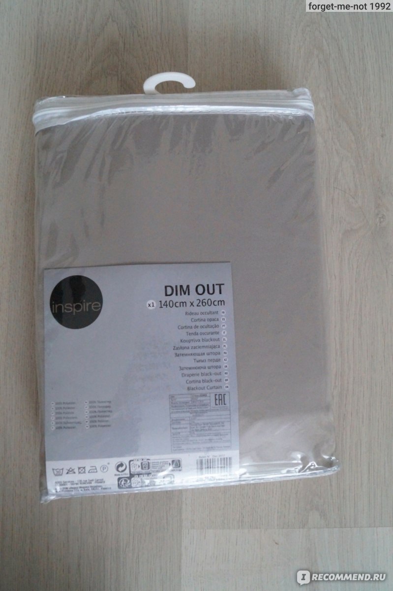 Шторы INSPIRE Dim Out 140x260 cм фото