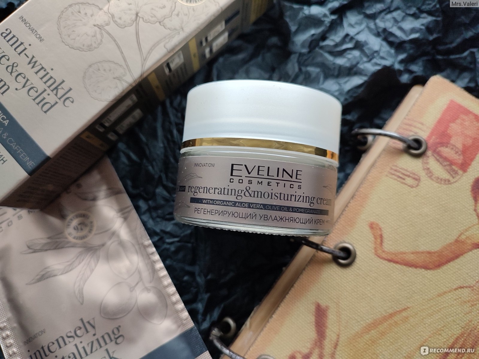 Крем для лица Eveline ORGANIC регенерирующий увлажняющий - «Бархат ...