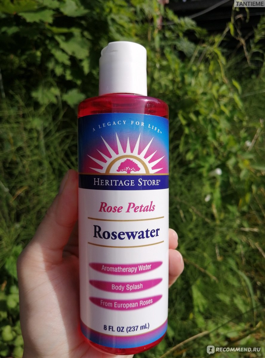Розовая вода Heritage Products Rosewater, Rose Petals - «Тоник из ...