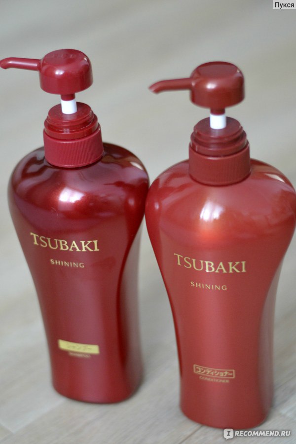 Кондиционер для волос shiseido tsubaki для придания блеска волосам