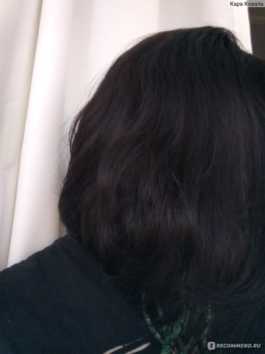 Элегантный черный гарньер фото на волосах