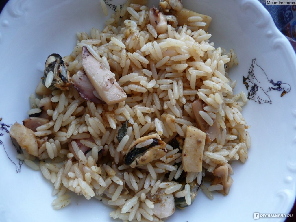 Как приготовить рис с морепродуктами в мультиварке