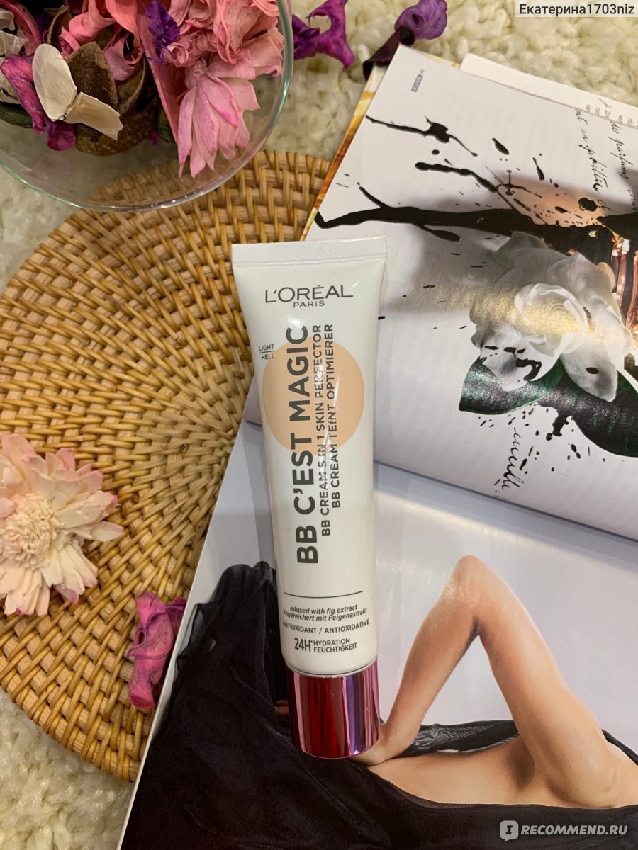 Крем тональный для лица `LOREAL` BB C`EST MAGIC - «Вполне достойный ...