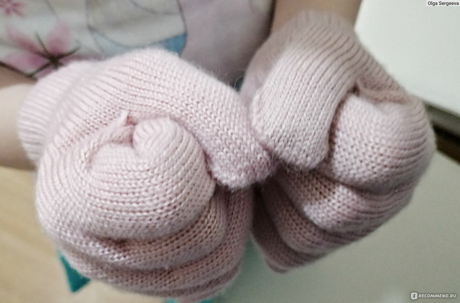 Перчатки Kuling Magic Wool Gloves Pink фото