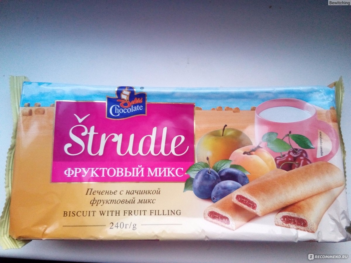 Печенье Strudle c начинкой фруктовый микс - «Понравилось, нежное» | отзывы