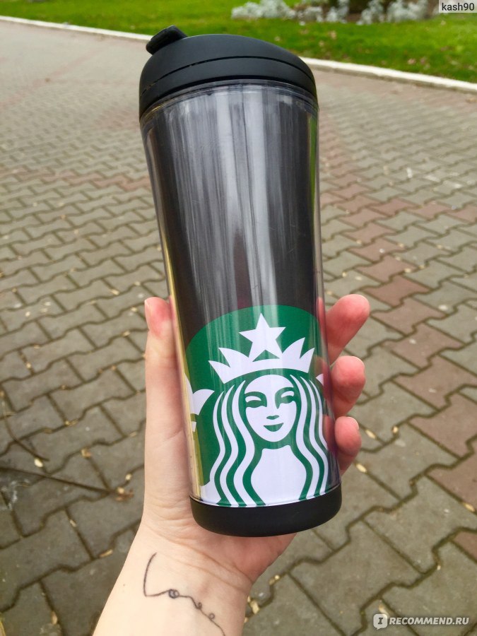 Термос Starbucks (Старбакс) тамблер (переносной термос-стакан) фото