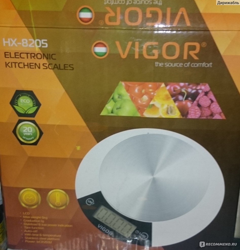 Весы кухонные Vigor HX-8205 фото