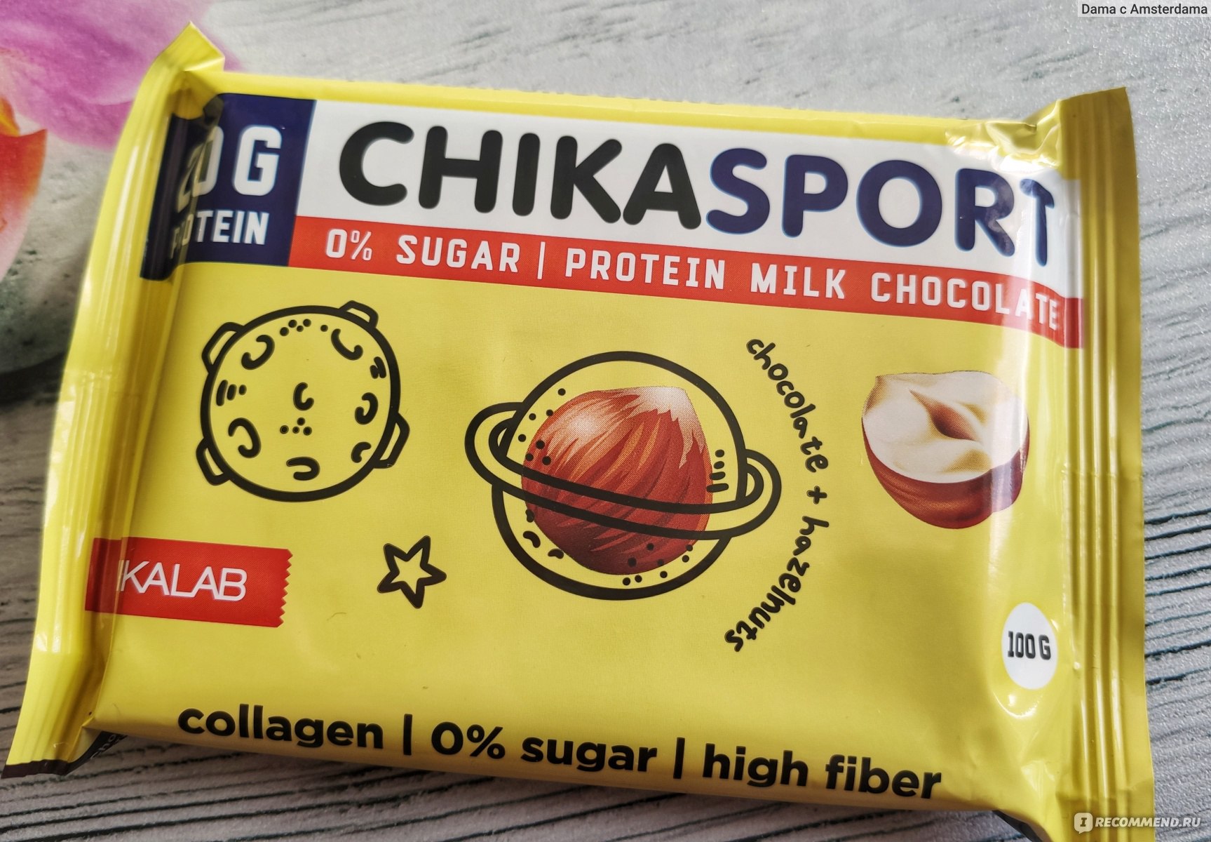 Chika Sport шоколад без сахара