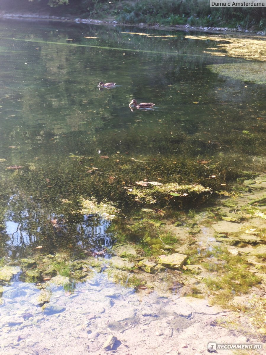 Радоновые озеро под водой