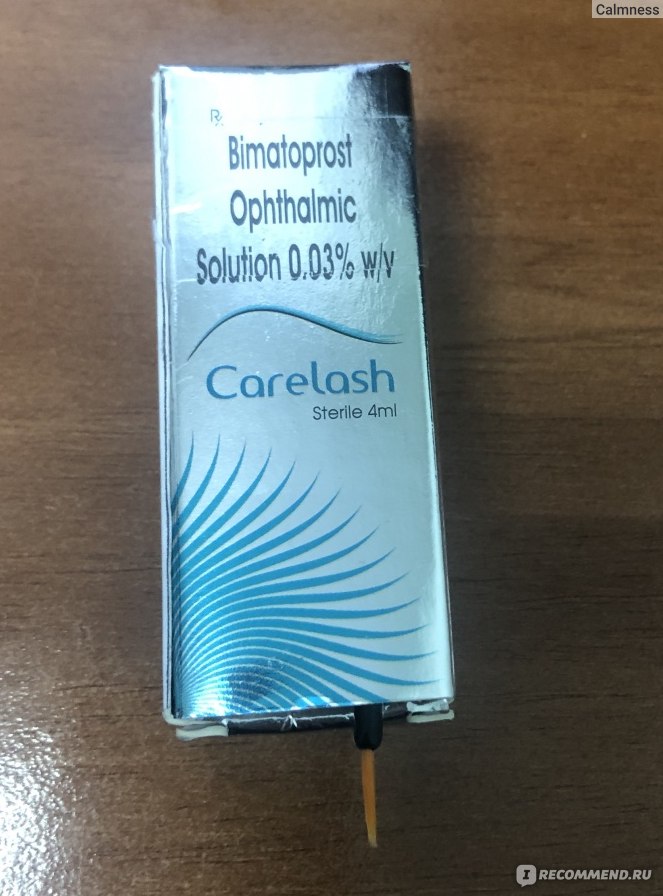 Средство для роста и укрепления ресниц Carelash Bimatoprost ophthalmic solution фото