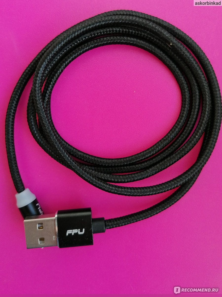Кабель USB для мобильного телефона FPU Магнитный Micro USB Type-C - «Очень  качественный кабель для айфона. Большой плюс, что можно не портить разъем  для зарядки, благодаря магнитному соединению.» | отзывы