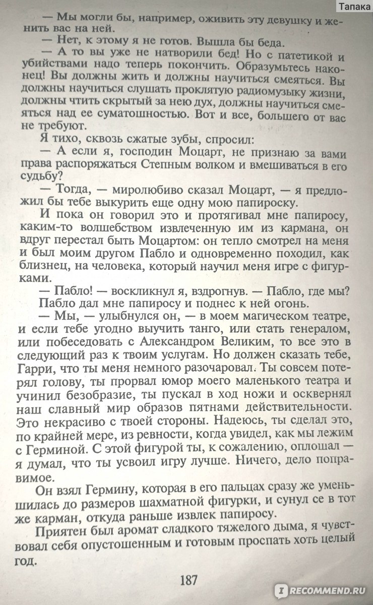 Степной волк, Герман Гессе - «Извращенец Гессе с его больными хиппозными  фантазиями» | отзывы