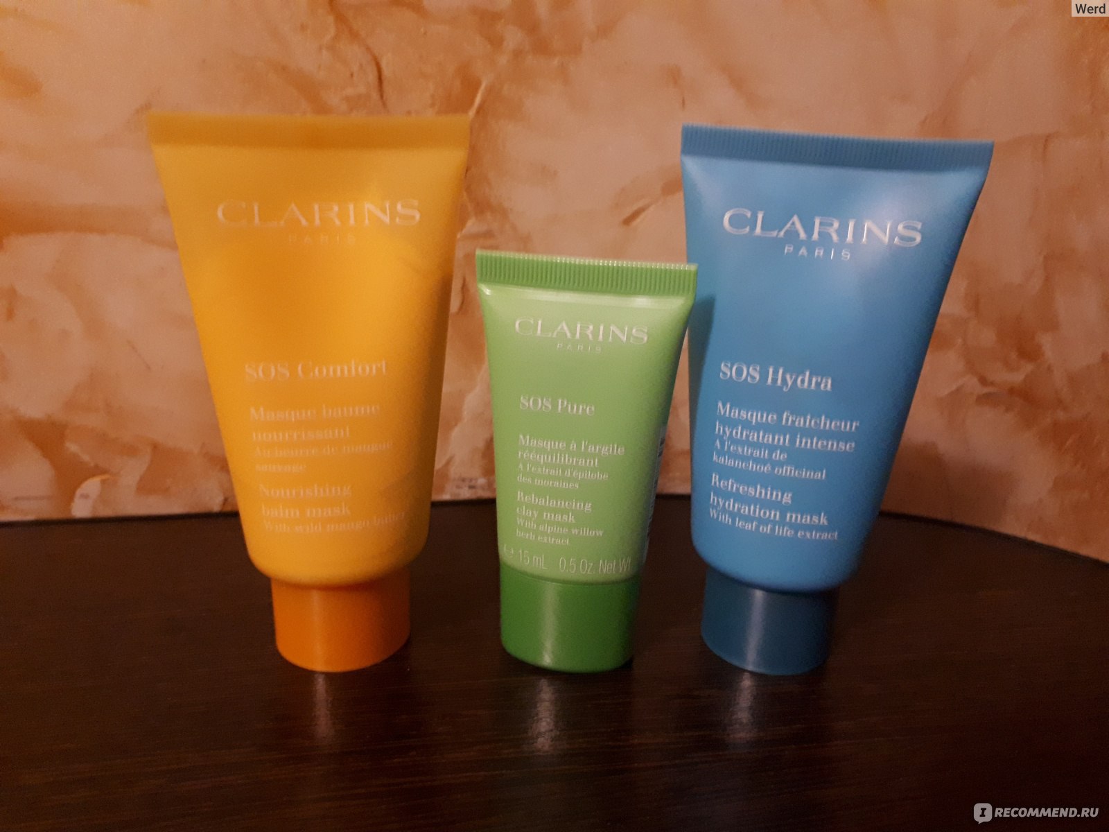 Маска для лица Clarins SOS Comfort Питательная с маслом манго фото