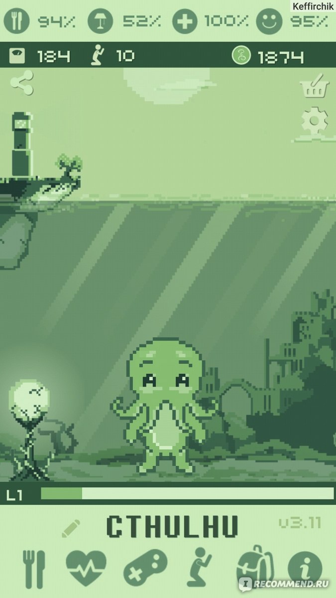 Компьютерная программа Cthulhu (Ктулху) Virtual Pet - «Великий Ктулху в твоём  телефоне. » | отзывы