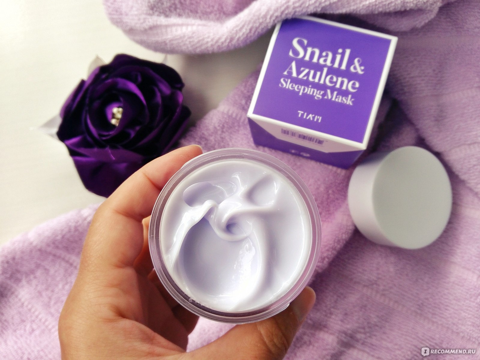 Ночная маска для лица. Tiam Snail Azulene sleeping Mask. Ночная маска с муцином улитки и азуленом Tiam Snail & Azulene sleeping Mask 80ml. Snail Azulene sleeping Mask отзывы.