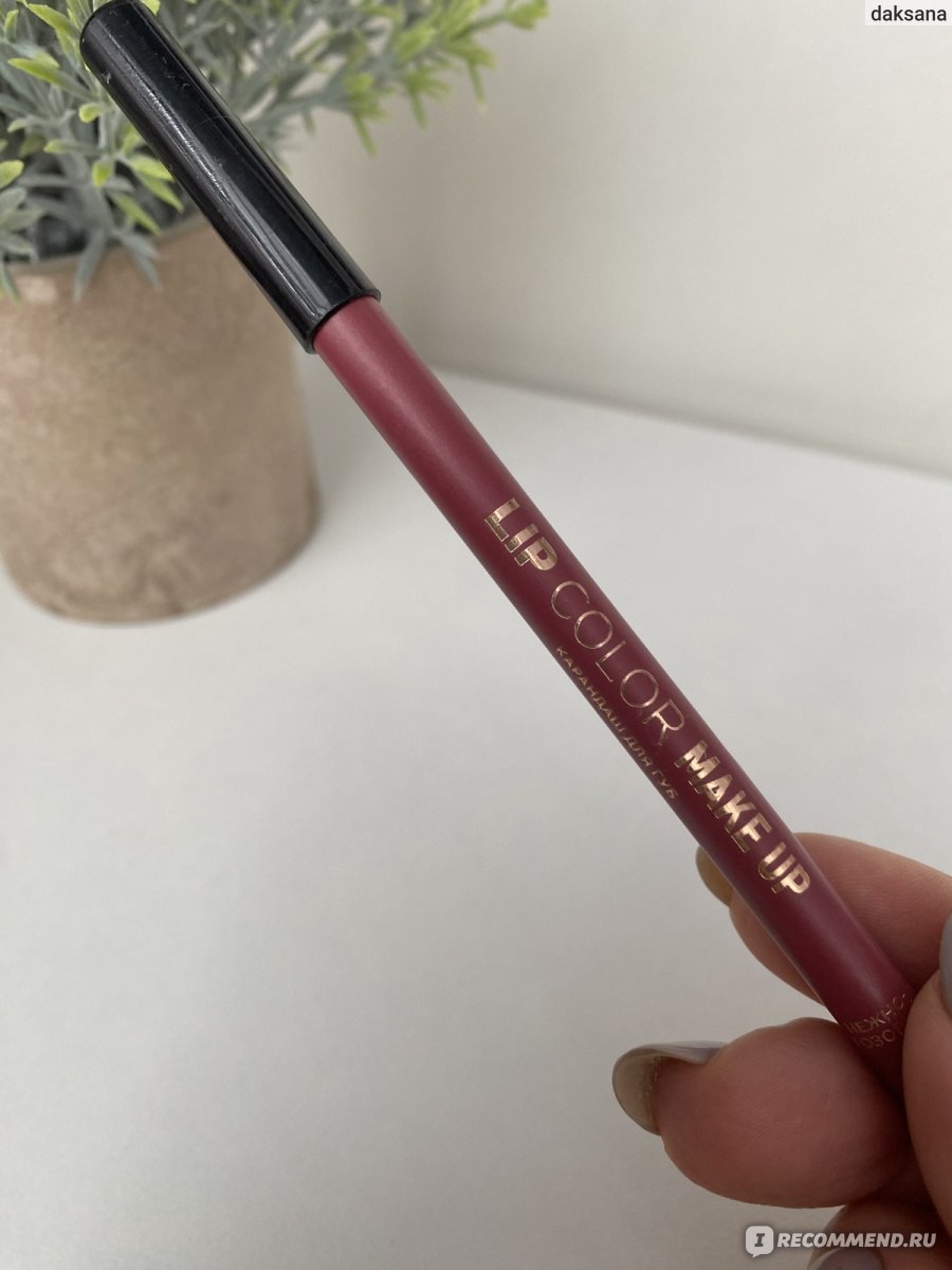 Карандаш для губ Eva Mosaic Make Up Lips - «Любимый карандаш в базовом ...