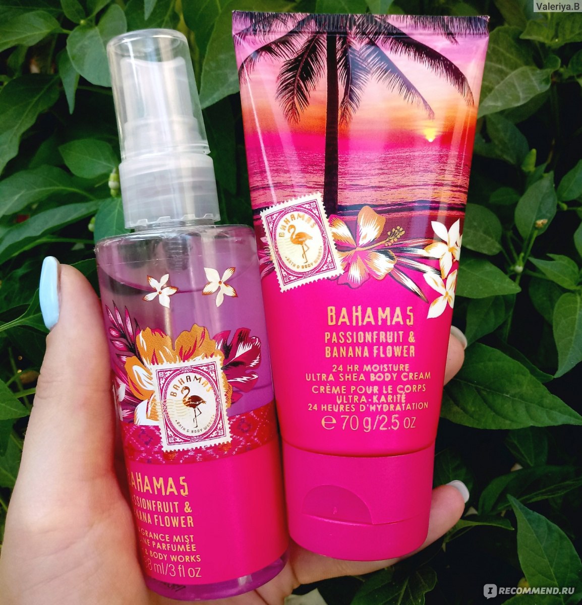 Спрей для тела Bath & Body Works Bahamas Passionfruit & Banana Flower - « Bath and Body Works не перестает удивлять! Нереально классный спрей для  тела!» | отзывы