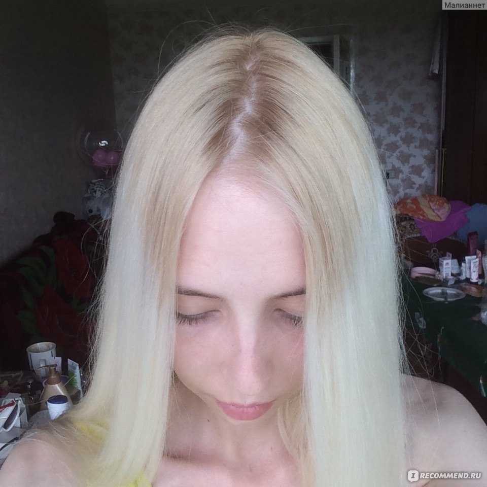 Palette фитолиния стойкая крем краска для волос 219 холодный блондин
