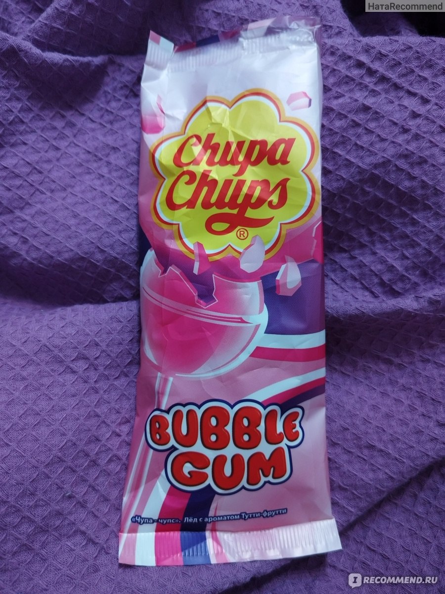 Фруктовый лёд Снежный городок Chupa Chups Bubble Gum - «Повелась на большие  буквы Bubble Gum, а это обман» | отзывы