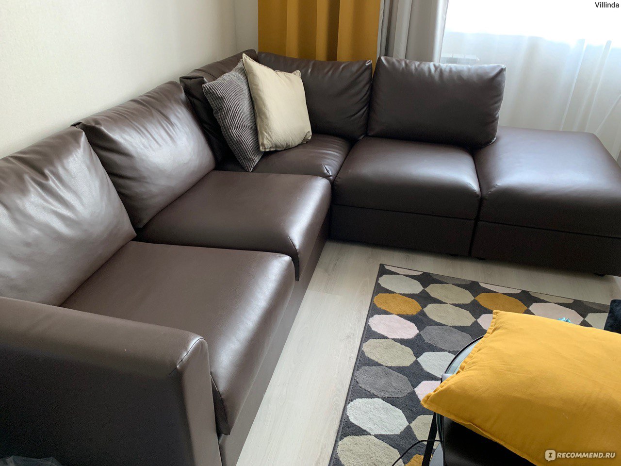 Ikea ВИМЛЕ 4-Х местный угловой диван