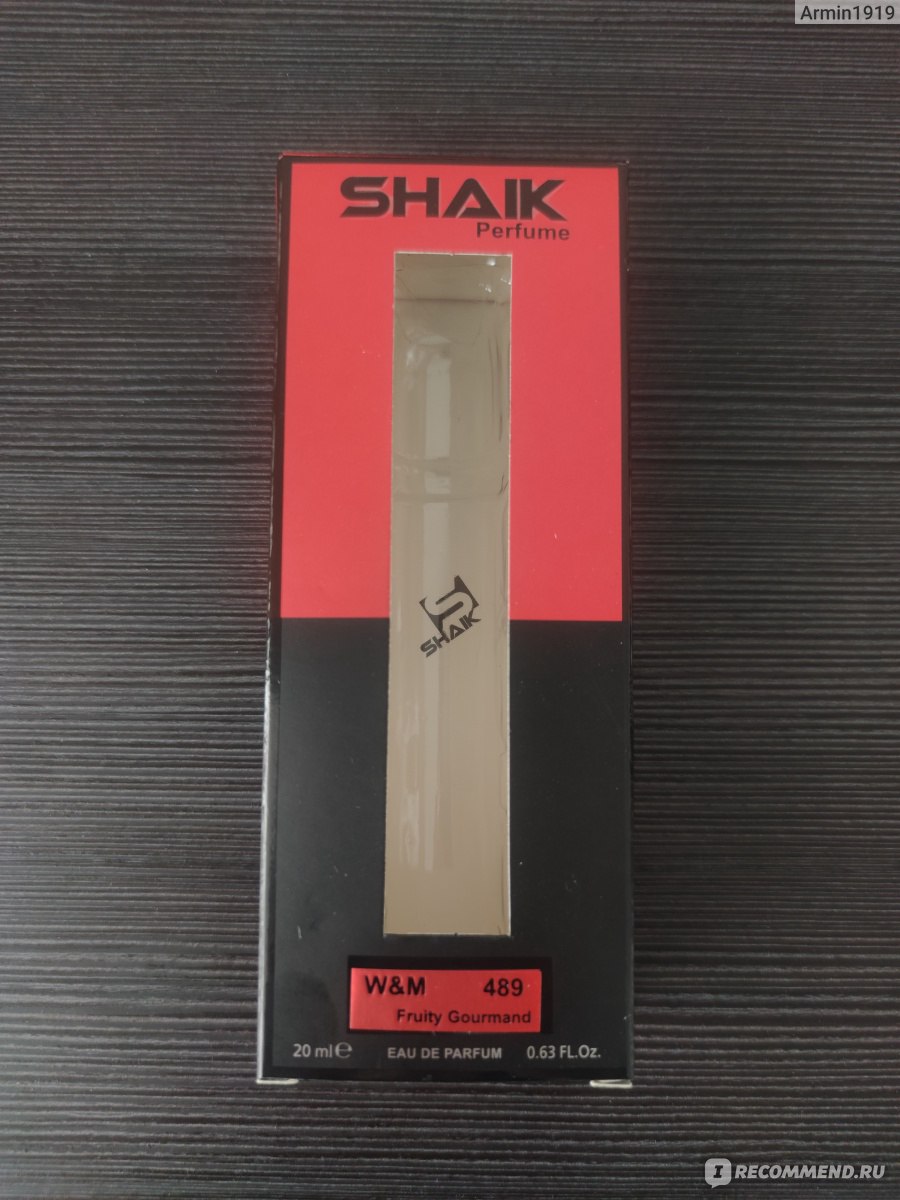 Shaik 489 Fruity Gourmand - «Мой парфюмерный кошмар!!! » | отзывы