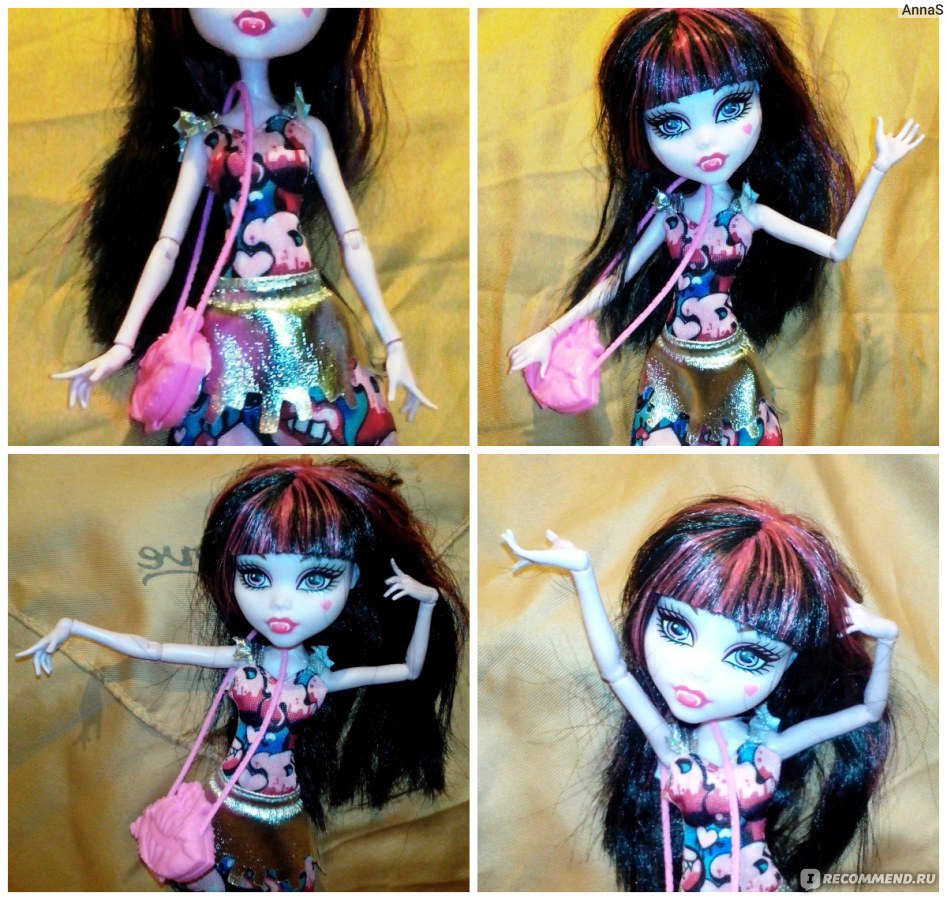 Mattel Кукла Дракулаура Монстер Хай 2015 Бу Йорк (Monster High Draculaura  2015 Boo York) - «Очень интересная и качественная кукла на шарнирах. Но  почему же дочка Дракулы без каких либо интерактивных функций