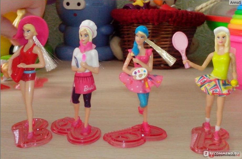 Любимые игрушки: Киндер сюрприз, серия Барби (Barbie)