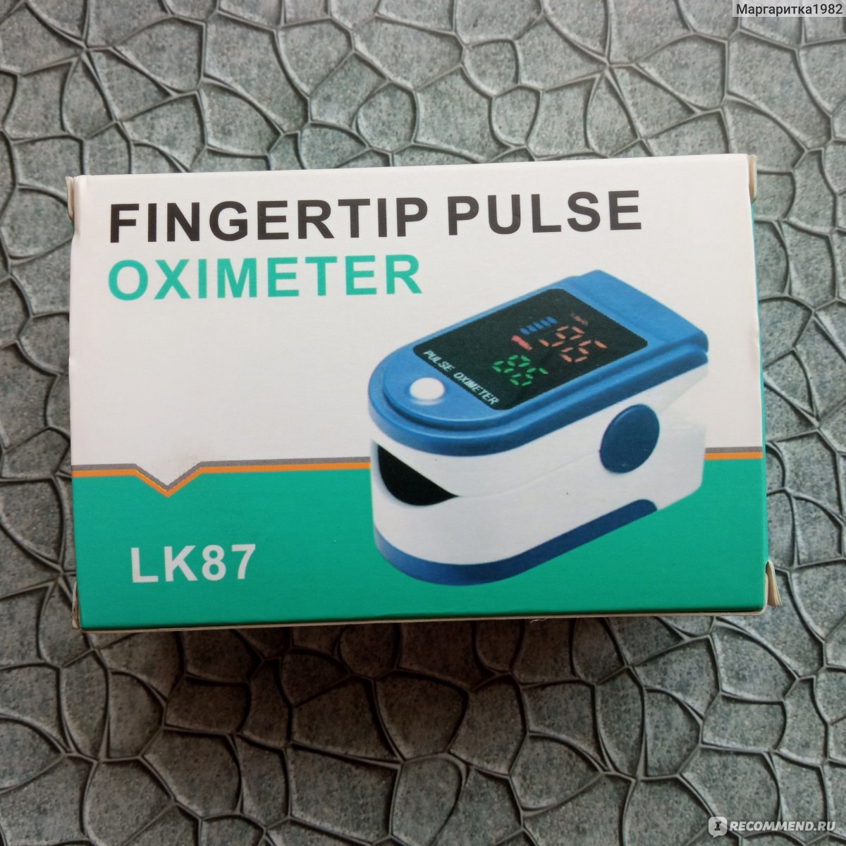 Пульсоксиметр Fingertip Pulse Oximeter Lk87 фото