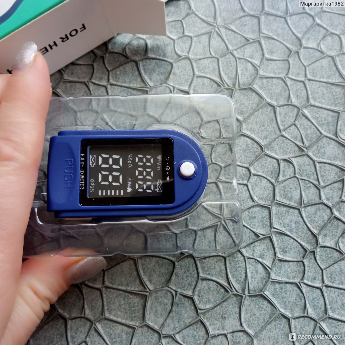 Пульсоксиметр Fingertip Pulse Oximeter Lk87 фото