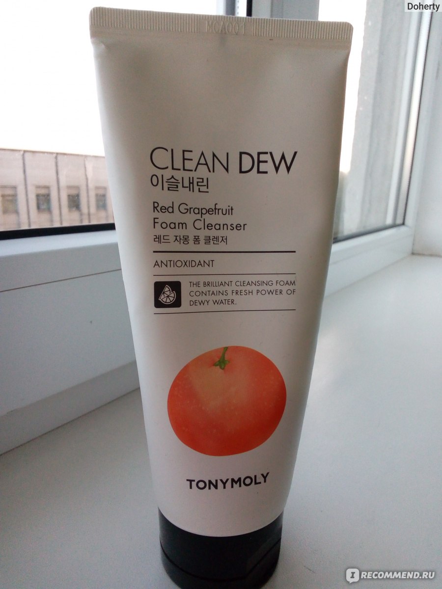 Пенка для умывания TONY MOLY Clean Dew Red Grapefruit Foam Cleanser ...