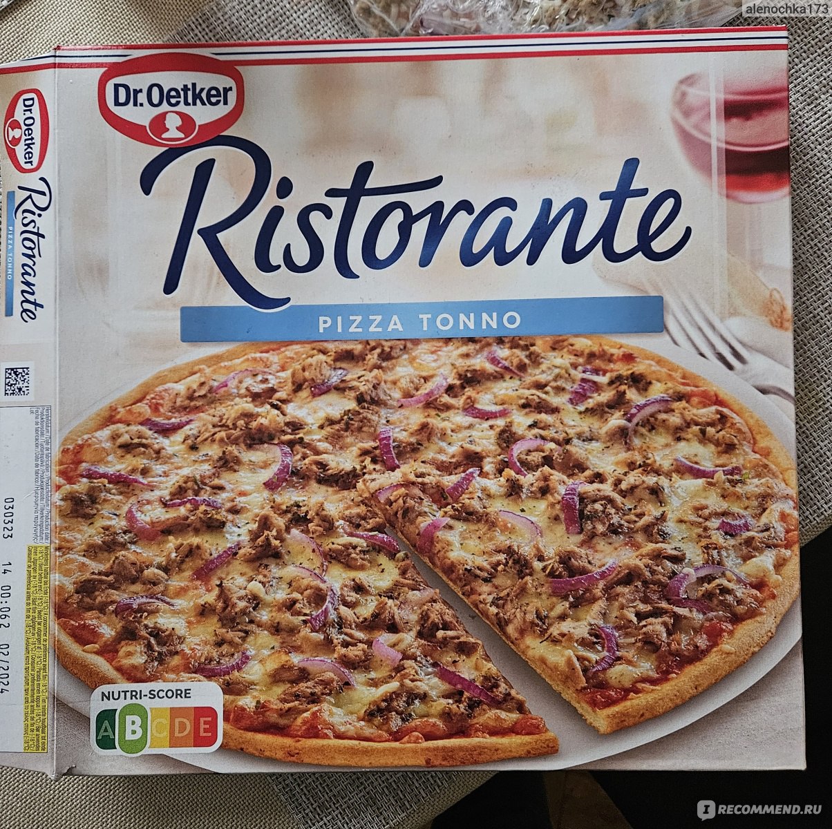 Пицца Dr.Bakers / Dr.Oetker Ristorante Pizza Tonno с тунцом - «Малышка пицца  Dr. Oetker с тунцом 🐟» | отзывы