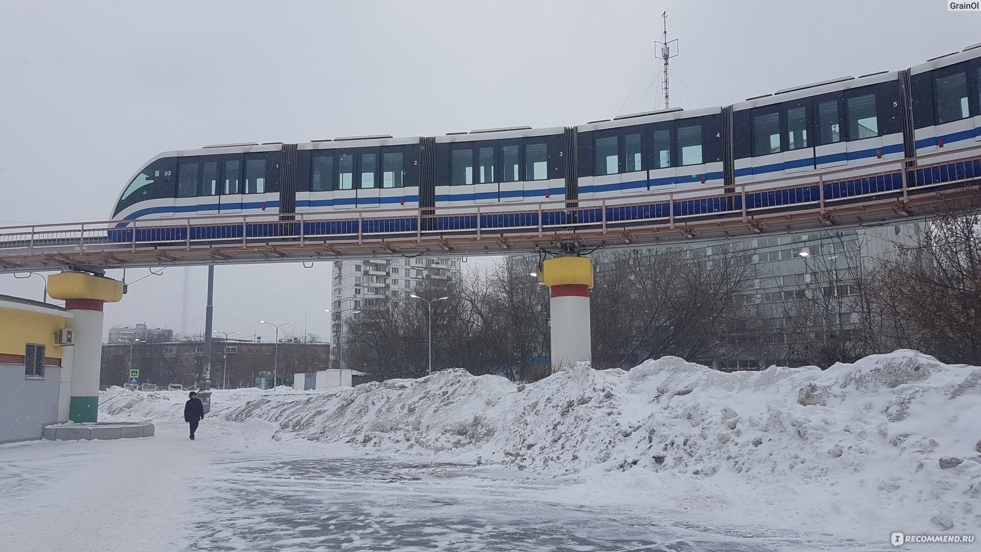 Монорельсовая дорога схема на карте метро в москве