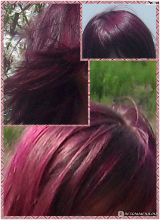 Розовая тоника на темные волосы без осветления фото