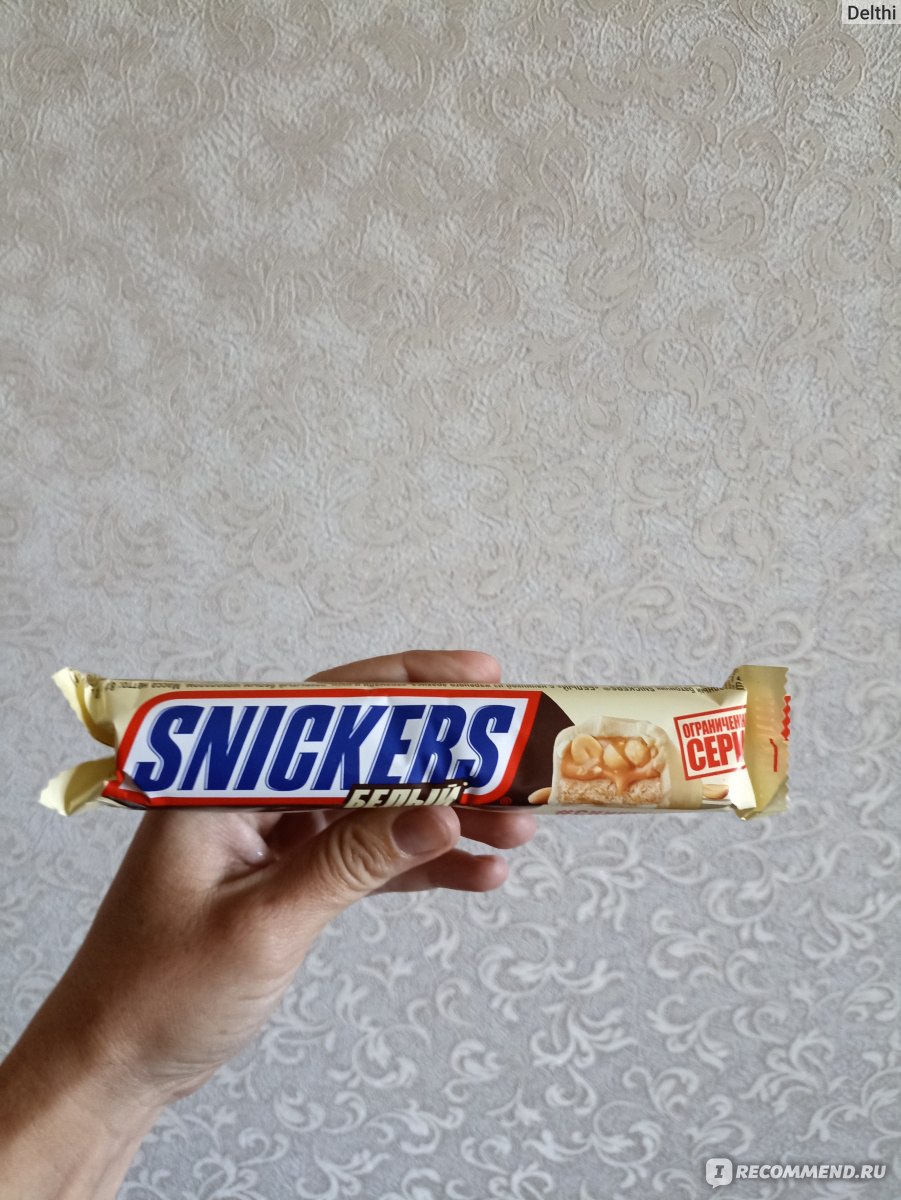 Snickers шоколадный батончик 160г