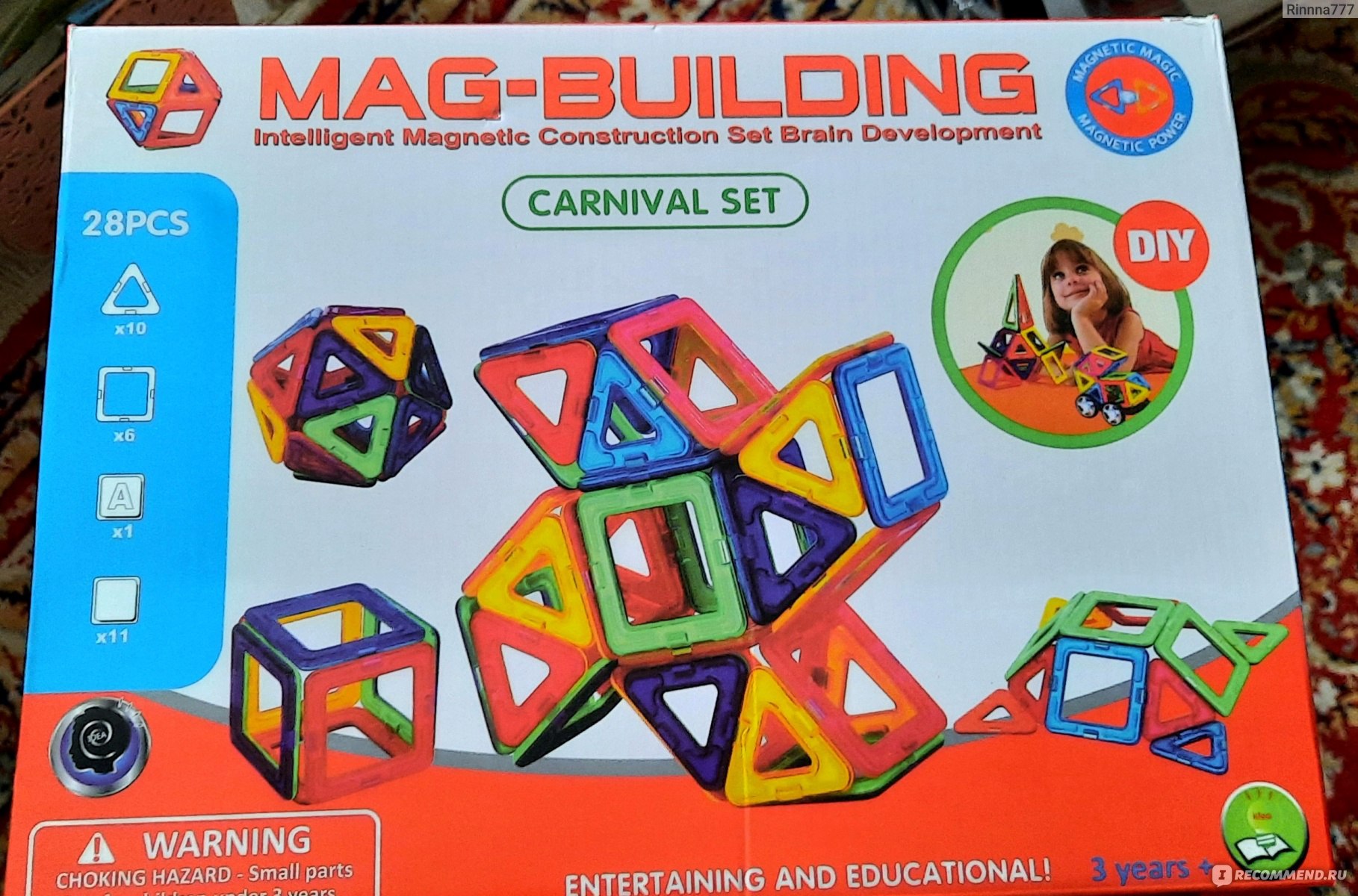 Mag-building Магнитный конструктор (28 деталей)