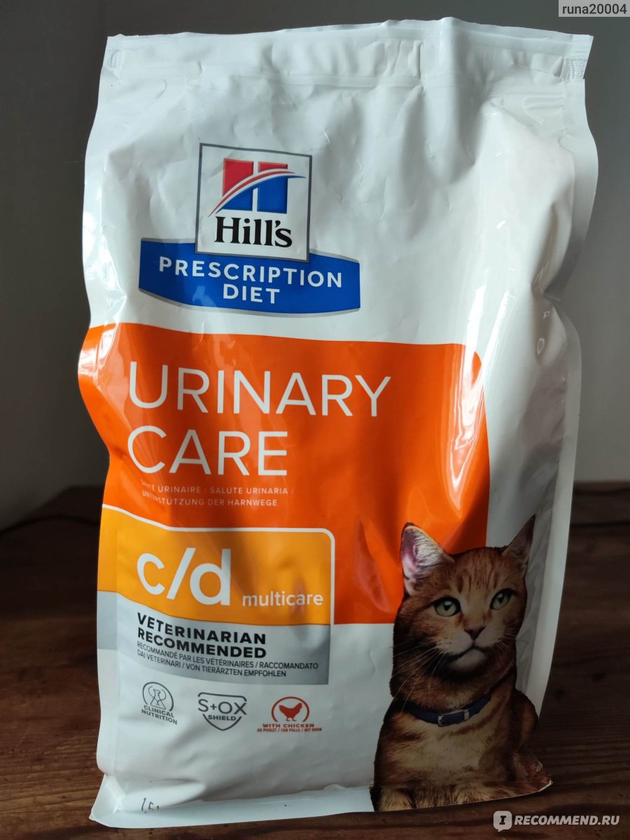 Сухой корм для кошек Hill`s Prescription Diet c/d Multicare Urinary Care  диетический при профилактике цистита и мочекаменной болезни, с рыбой -  «Качественный корм от мочекаменной болезни, но кошка его не ест» |