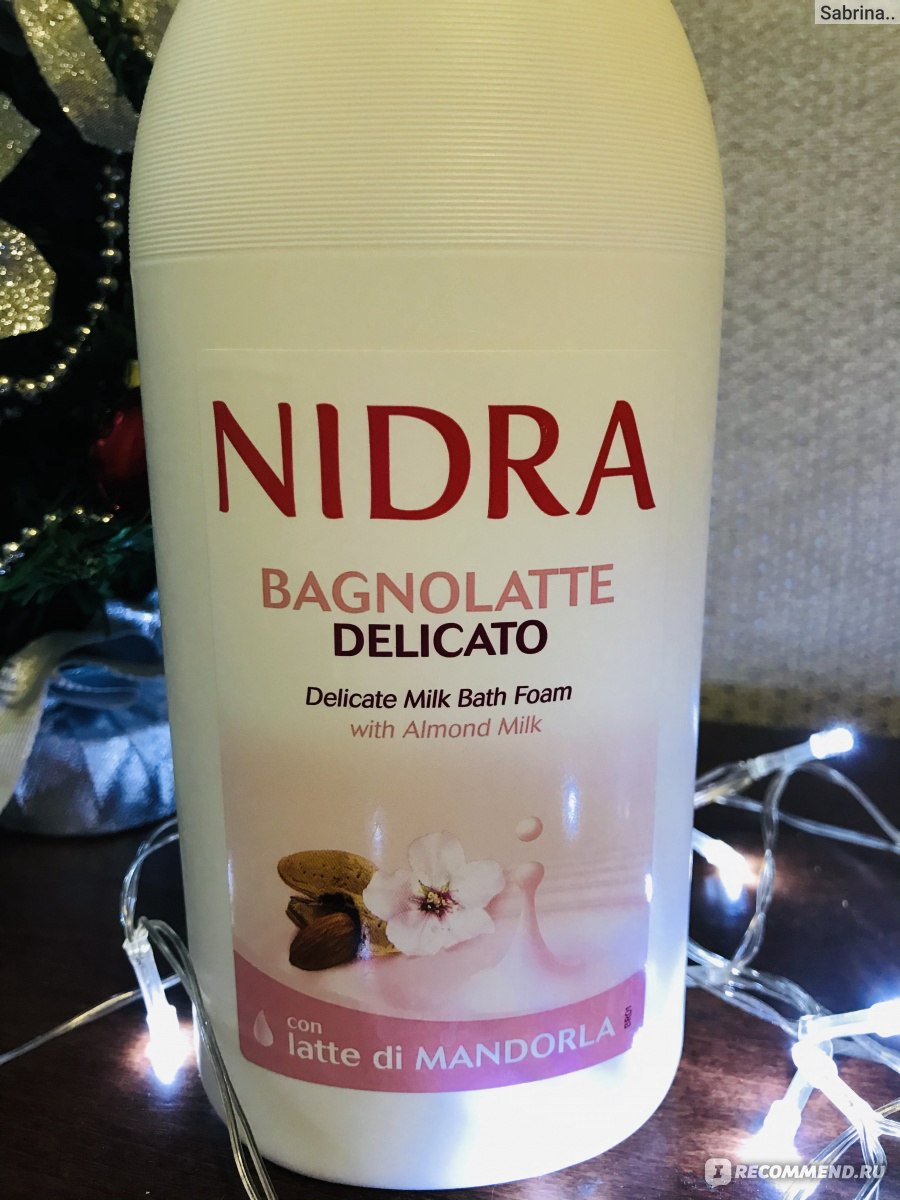 Пена для ванны Mirato NIDRA Bagnolatte Delicato (деликатная с ...