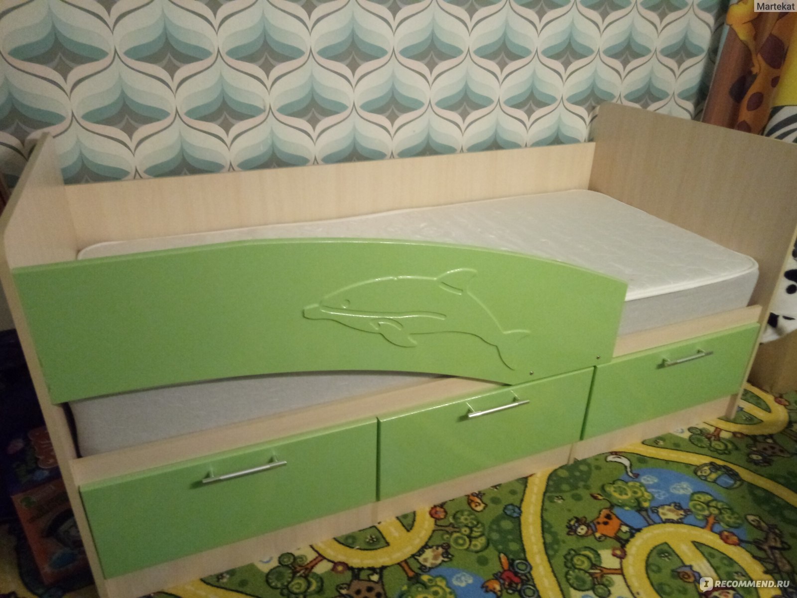 кровать детская дельфин 2 сборка