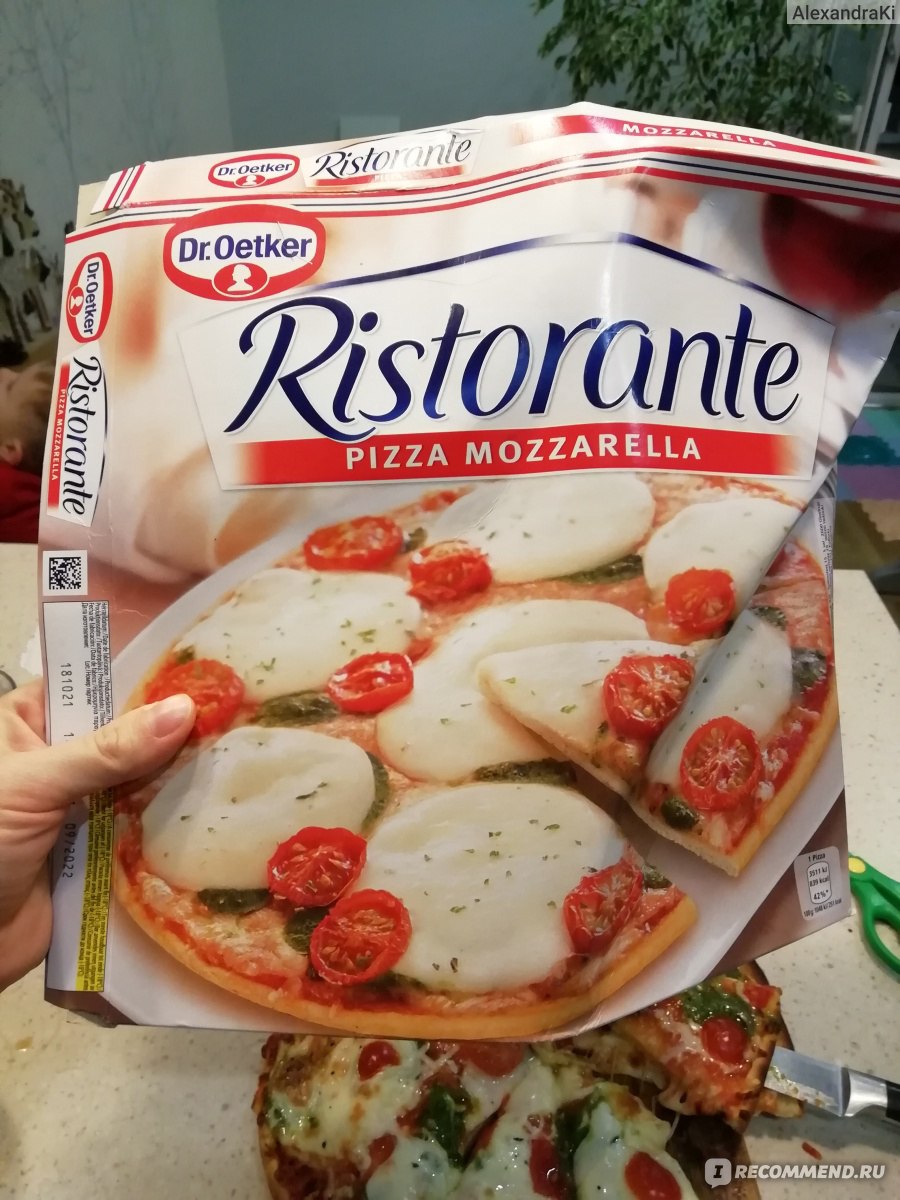 Пицца DR.OETKER Ristorante Pizza Mozzarella - «Не впечатлила» | отзывы