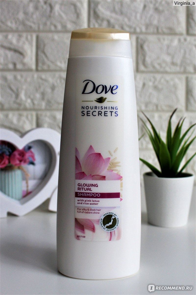 Шампунь Dove Питательный Nourishing Secrets Японский лотос - «Новинка!  Шампунь Dove, технологические разработки которого были принесены из Японии.  Давайте разберёмся что из этого вышло.» | отзывы