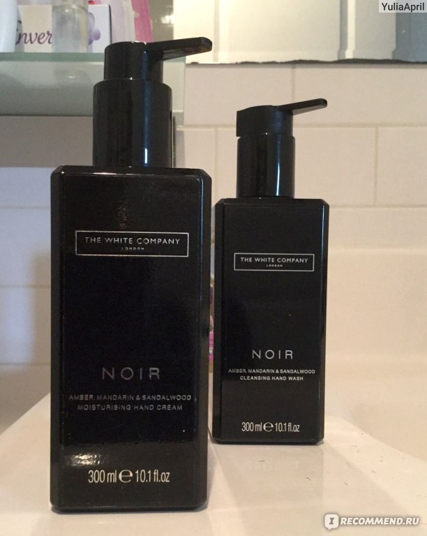 noir body lotion amber mandarin and sandalwood