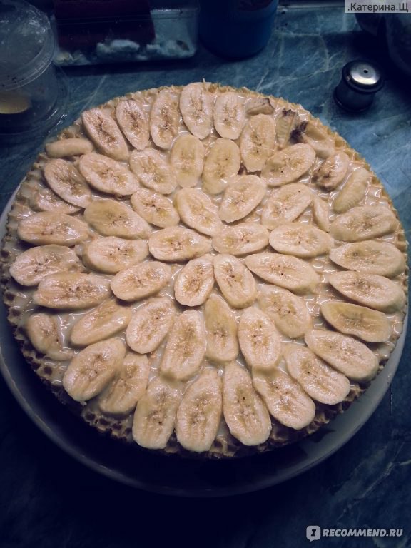 Банановый торт без выпечки пошаговый рецепт с фото.
